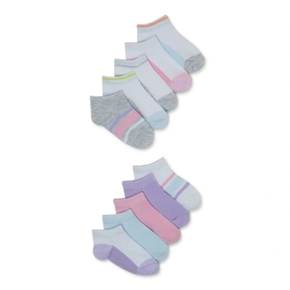 Fruit of the Loom Kids' Striped Low Cut Socks - Multicolor